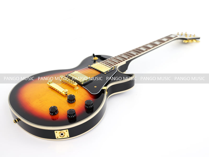 LP Custom Style Electric Guitar with Flamed Maple Top (CST-012)