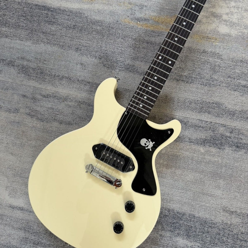 LP Junior Style Electric Guitar with Gloss TV Yellow Finish (LRG-096)