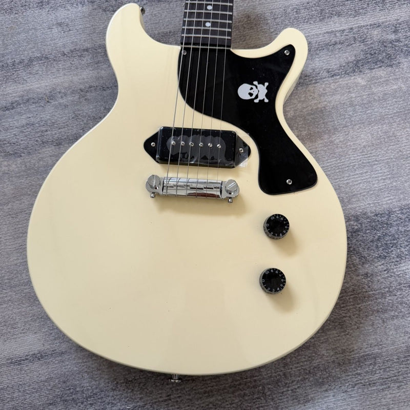 LP Junior Style Electric Guitar with Gloss TV Yellow Finish (LRG-096)