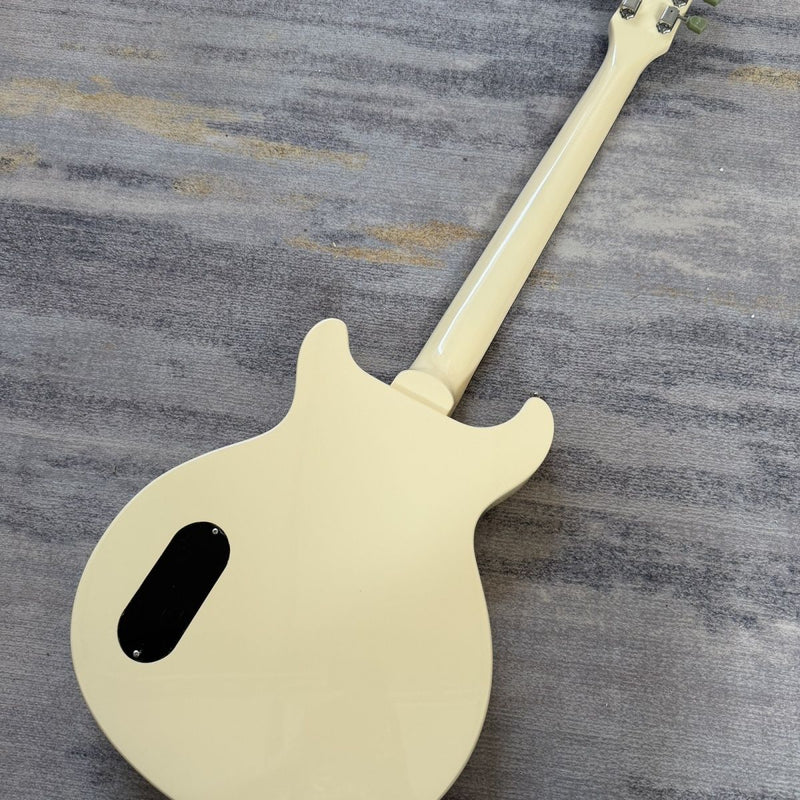 LP Junior Style Electric Guitar with Gloss TV Yellow Finish (LRG-096)