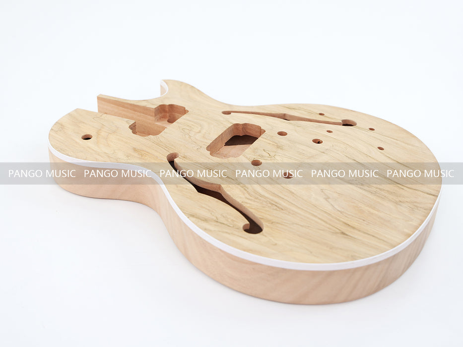 LP Standard DIY Electric Guitar Kit with Double F Holes (PLP-518, Limited Edition)