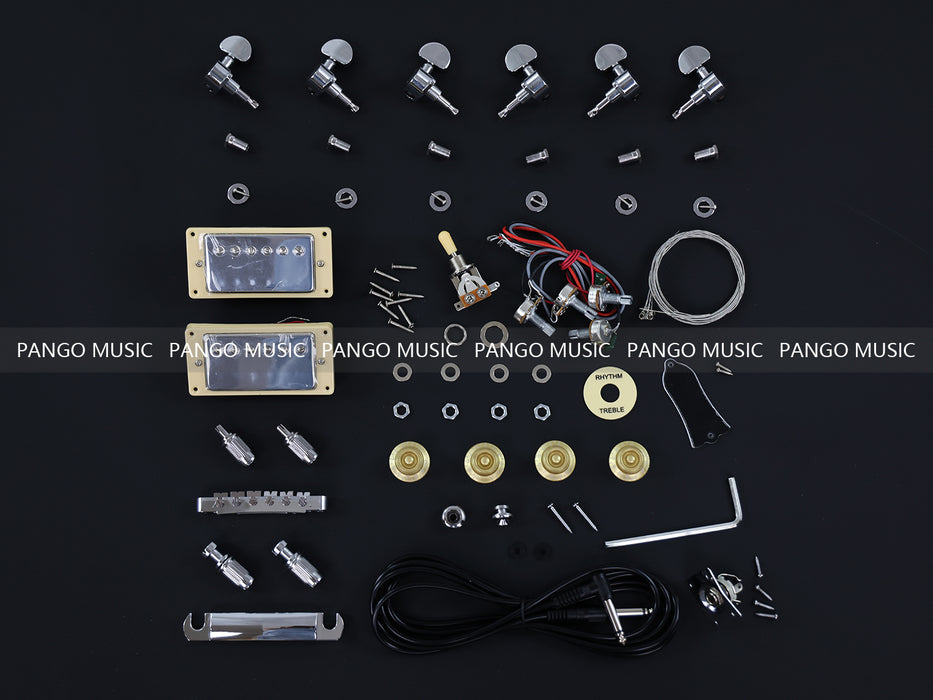 LP Standard DIY Electric Guitar Kit with Flamed Maple Top (LRF-048, Limited Edition)