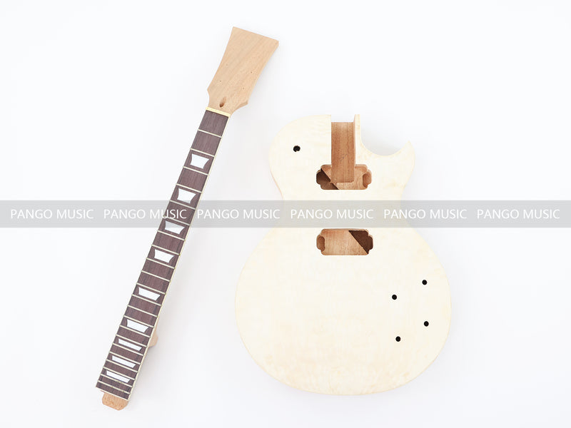 LP Standard DIY Electric Guitar Kit with Quilted Maple Top (LRF-034, Limited Edition)