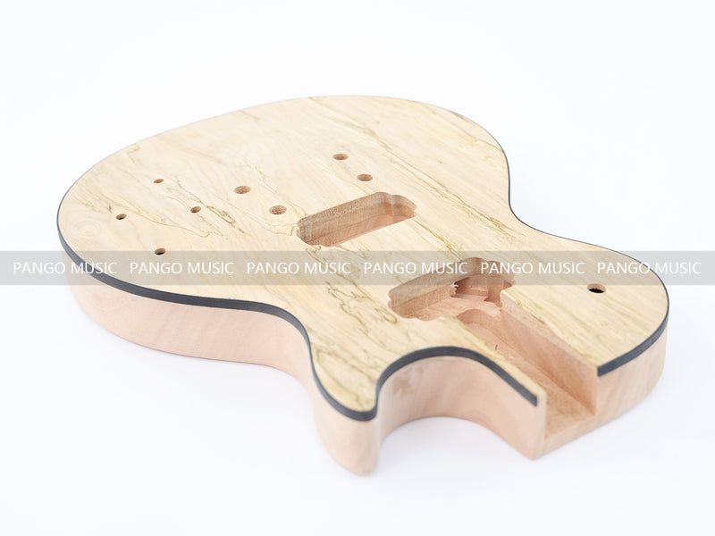 LP Standard DIY Electric Guitar Kit with Spalted Maple Top (LRF-028, Limited Edition)