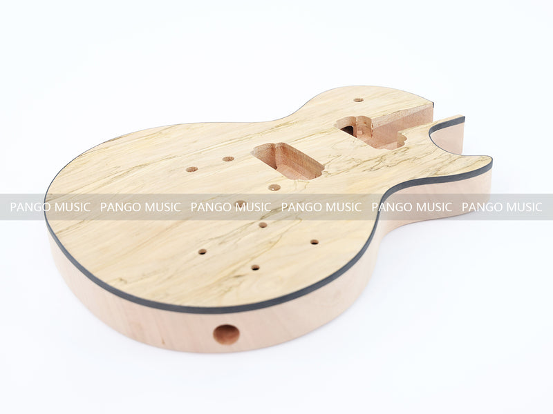 LP Standard DIY Electric Guitar Kit with Spalted Maple Top (LRF-028, Limited Edition)