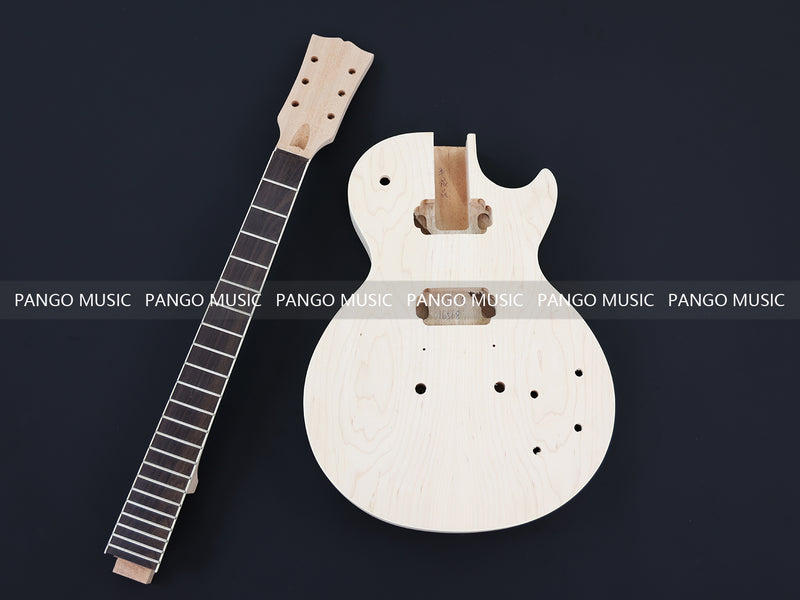 LP Standard Style DIY Electric Guitar Kit with Solid Maple Top(16568, Limited Edition)