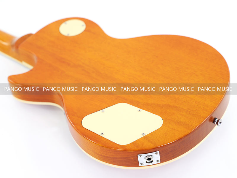 LP Standard Style Electric Guitar with Burl Rosewood Top (YMZ-088)