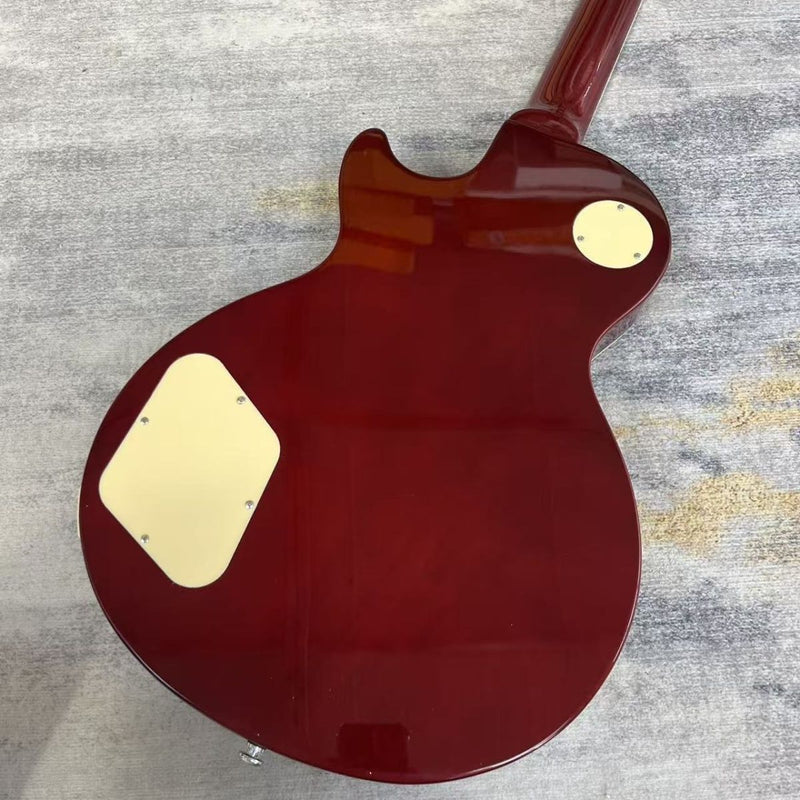 LP Standard Style Electric Guitar with Gloss Wine Red Finish(LRG-141)