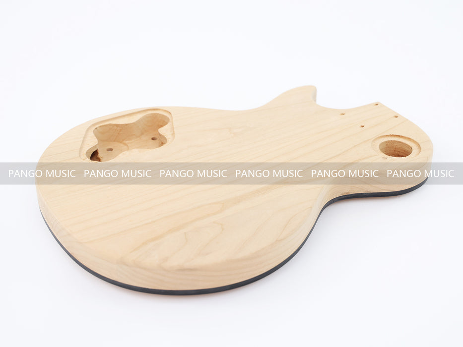 LP Standard Ultra-thin Body DIY Electric Guitar Kit with Spalted Maple Top (LRF-021, Limited Edition)
