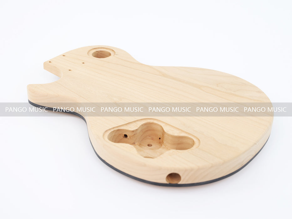 LP Standard Ultra-thin Body DIY Electric Guitar Kit with Spalted Maple Top (LRF-021, Limited Edition)