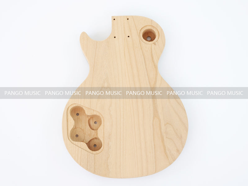 LP Standard Ultra-thin Body DIY Electric Guitar Kit with Spalted Maple Top (LRF-021, Limited Edition)