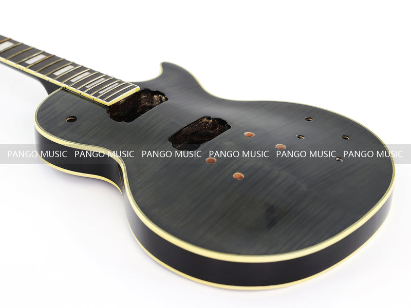 LP Style Electric Guitar with Flamed Maple Top (PKC-002, No Hardware, Flash Sale)