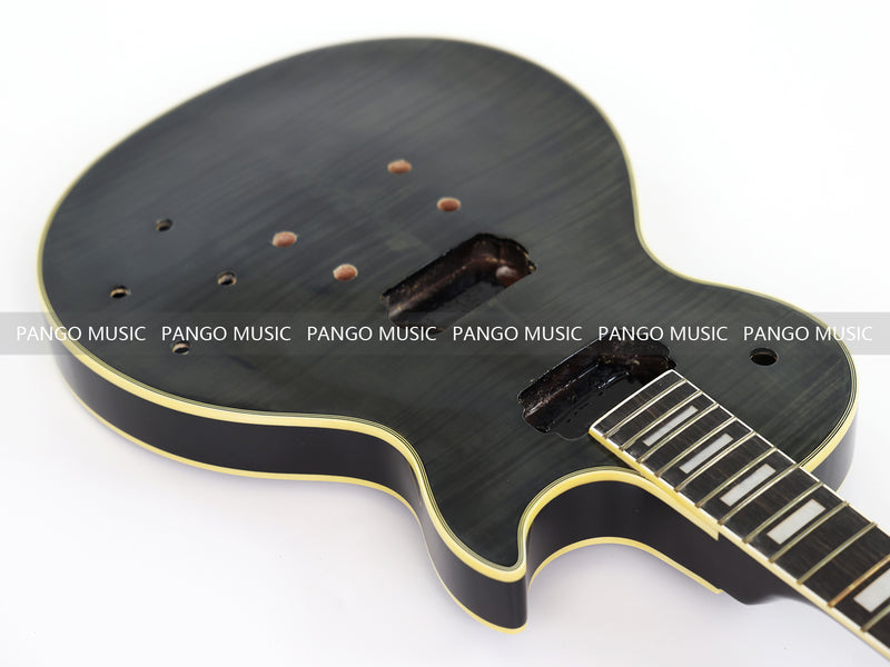 LP Style Electric Guitar with Flamed Maple Top (PKC-002, No Hardware, Flash Sale)