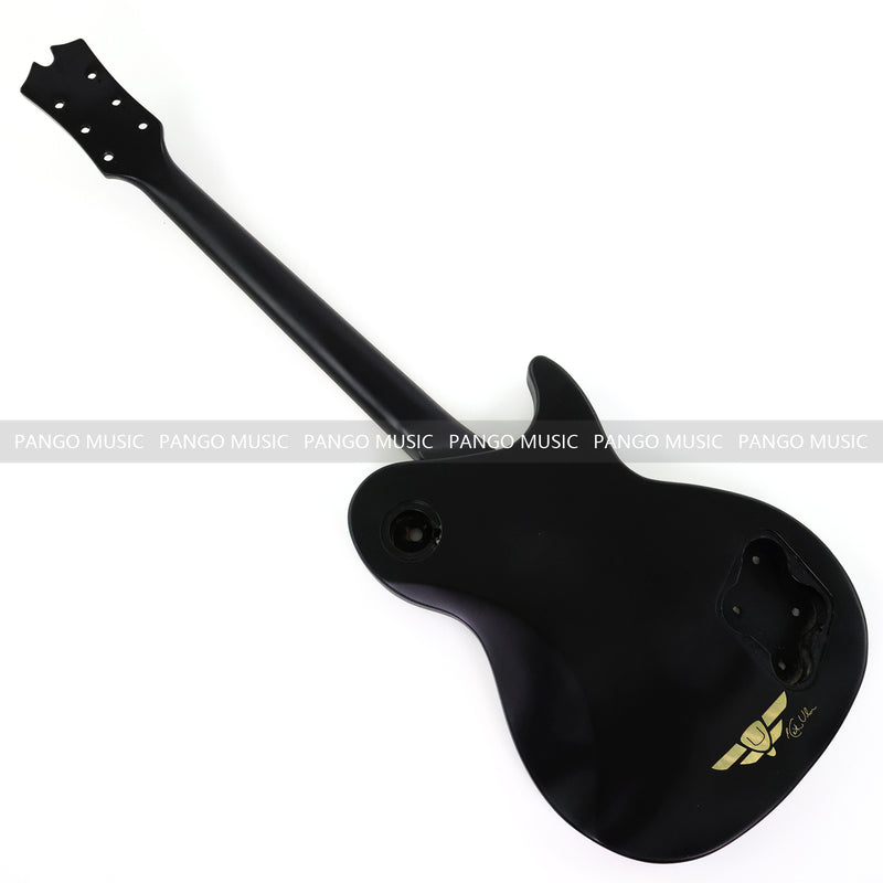 LP Style Pre-Finished Left-Handed DIY Electric Guitar Kit with Satin Red Burst Finish (RTA-016)