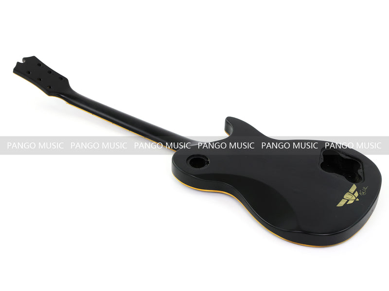 LP Style Pre-Finished Left-Handed DIY Electric Guitar Kit with Satin Red Burst Finish (RTA-016)