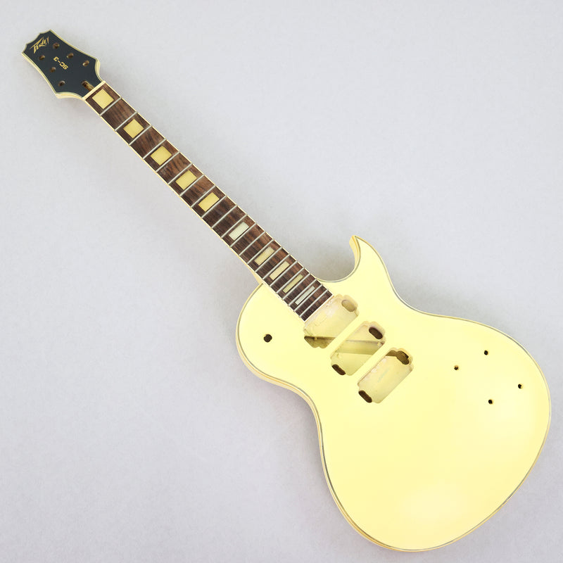 LP Style Pre-Finished Satin Ivory DIY Electric Guitar Kit (RTA-017)