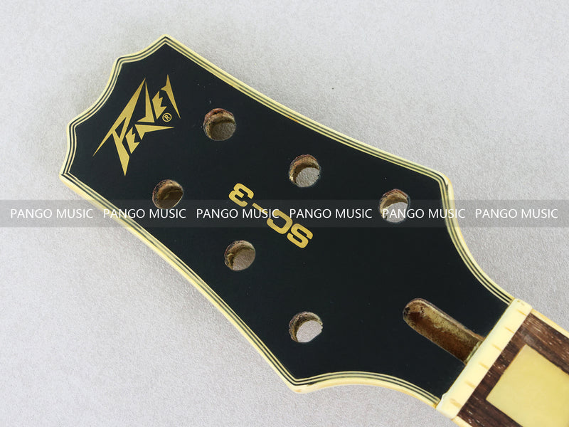 LP Style Pre-Finished Satin Ivory DIY Electric Guitar Kit (RTA-017)