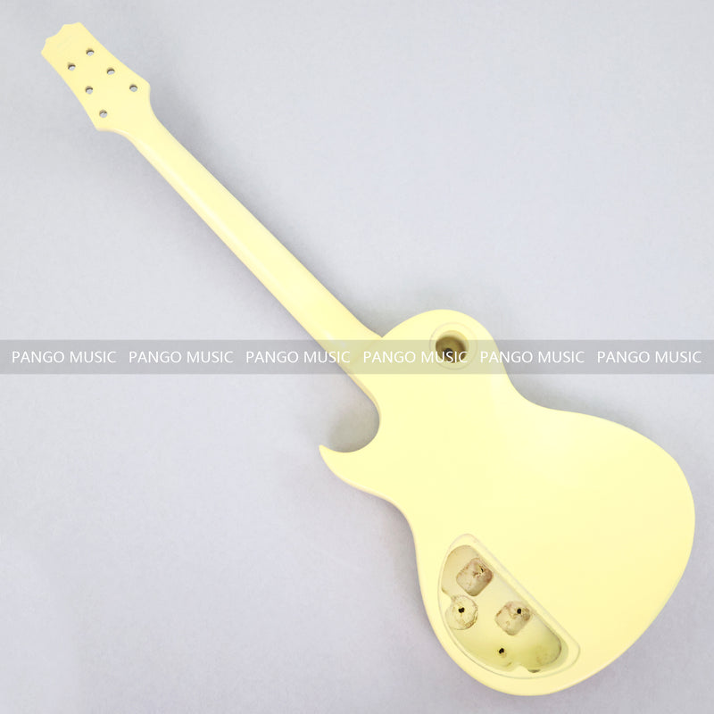 LP Style Pre-Finished Satin Ivory DIY Electric Guitar Kit (RTA-017)