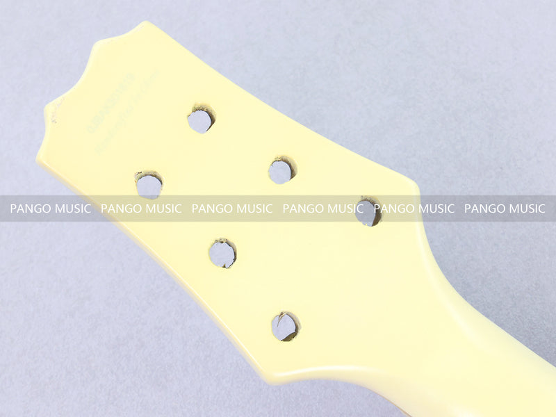 LP Style Pre-Finished Satin Ivory DIY Electric Guitar Kit (RTA-017)