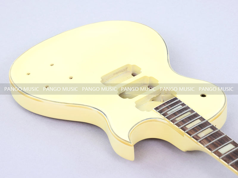 LP Style Pre-Finished Satin Ivory DIY Electric Guitar Kit (RTA-017)