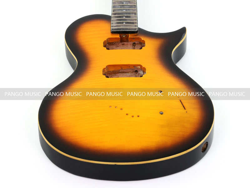 LP Style Pre-Finished Satin Sunburst DIY Electric Guitar Kit (RTA-014)