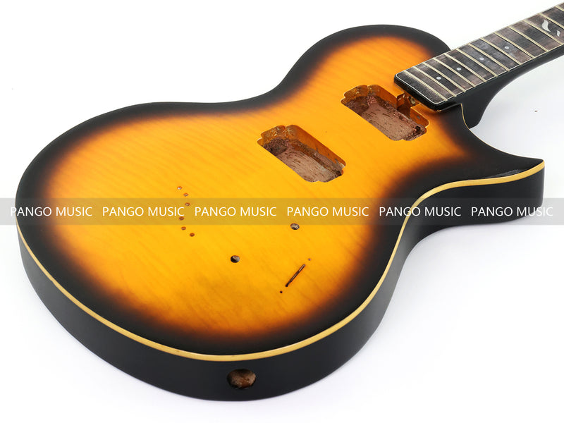 LP Style Pre-Finished Satin Sunburst DIY Electric Guitar Kit (RTA-014)