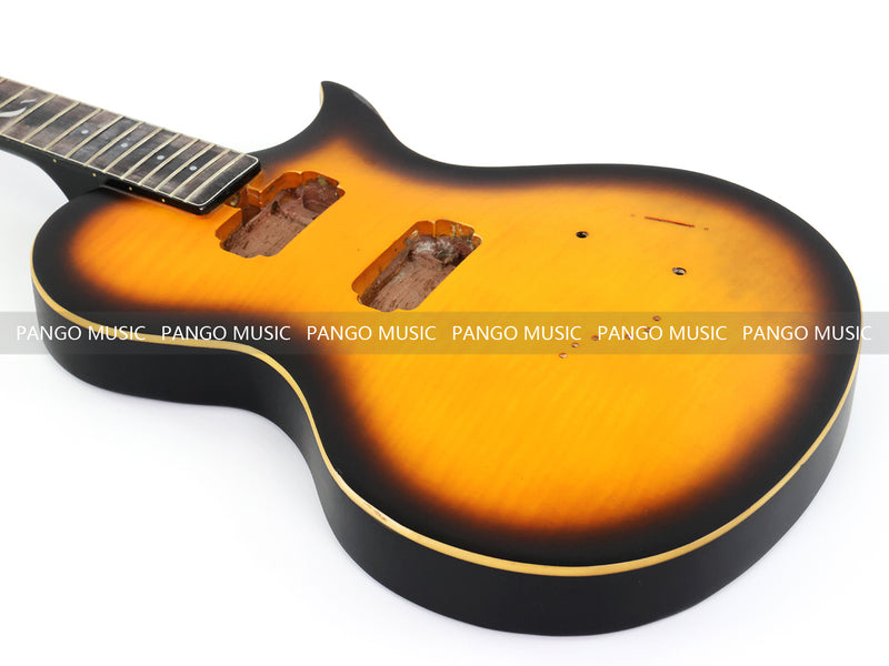 LP Style Pre-Finished Satin Sunburst DIY Electric Guitar Kit (RTA-014)
