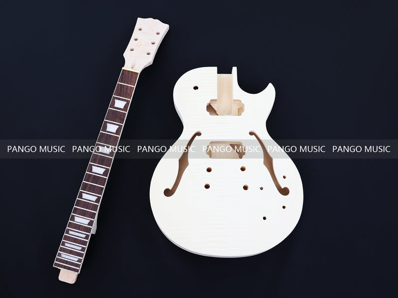LP Style Semi-hollow DIY Electric Guitar Kit (PLP-619F, Fast Shipping, Tariff-free)