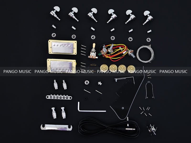 LP Style Semi-hollow DIY Electric Guitar Kit (PLP-619F, Fast Shipping, Tariff-free)