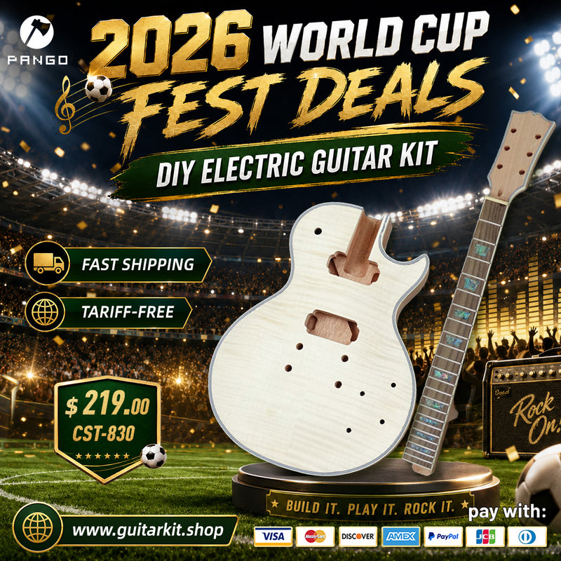 LP Custom DIY Electric Guitar Kit (CST-830F, Fast Shipping, Tariff-free)