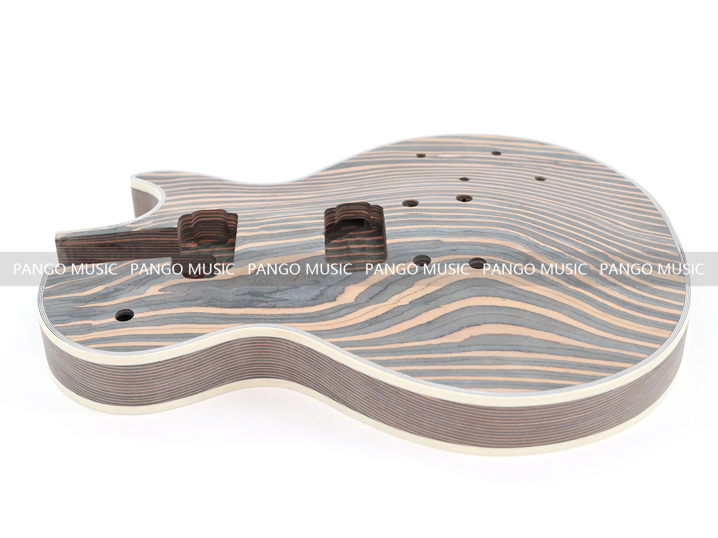 LP Custom Zebrawood DIY Electric Guitar Kit (PLP-066) — Guitar Kit