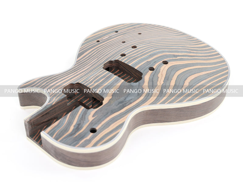 LP Custom Zebrawood DIY Electric Guitar Kit (PLP-066)