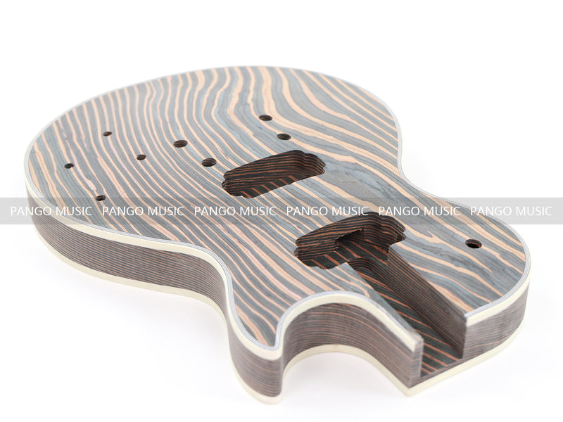 LP Custom Zebrawood DIY Electric Guitar Kit (PLP-066)