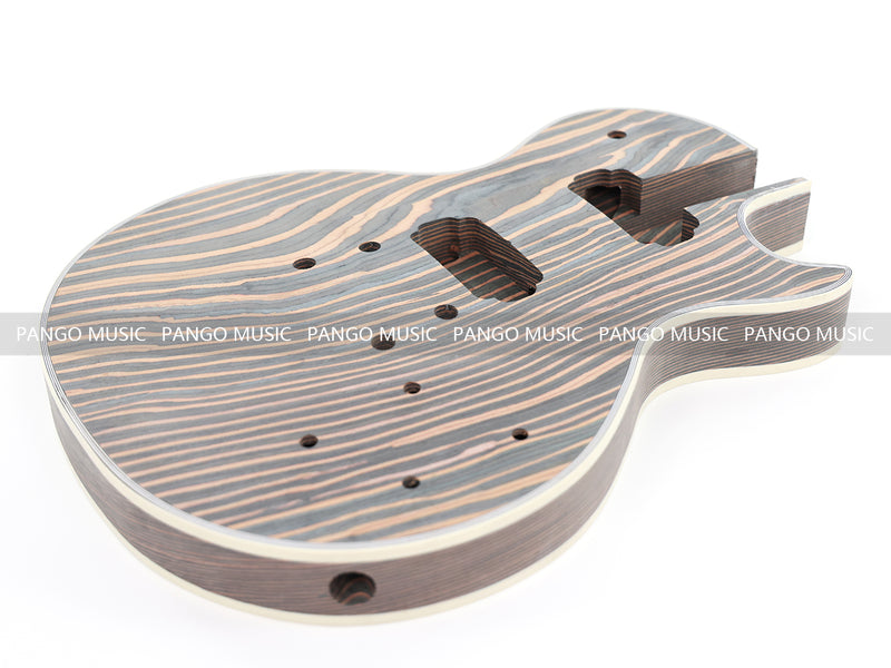 LP Custom Zebrawood DIY Electric Guitar Kit (PLP-066)