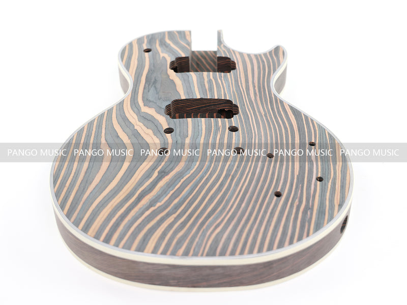 LP Custom Zebrawood DIY Electric Guitar Kit (PLP-066)