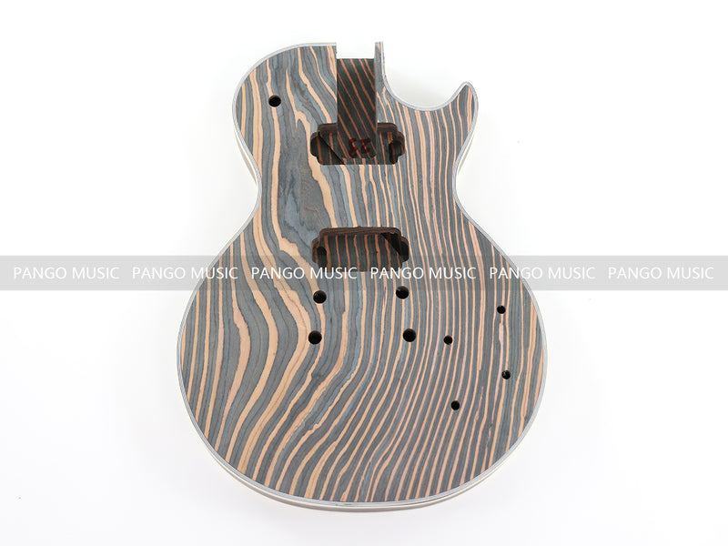 LP Custom Zebrawood DIY Electric Guitar Kit (PLP-066)