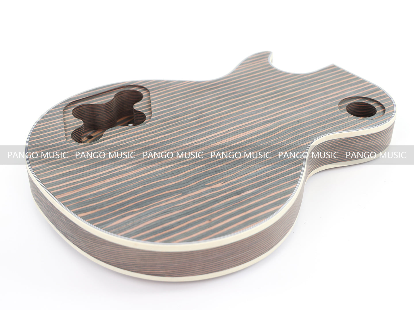 LP Custom Zebrawood DIY Electric Guitar Kit (PLP-066) — Guitar Kit