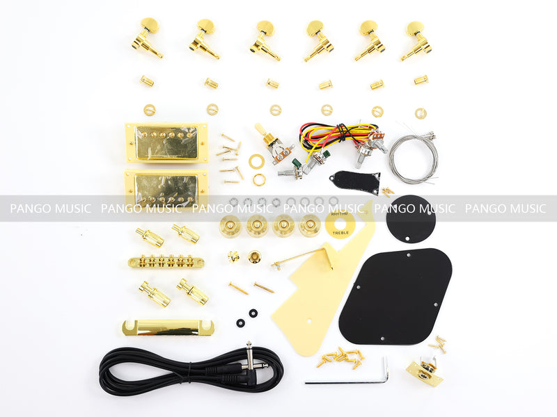 LP Custom Zebrawood DIY Electric Guitar Kit (PLP-066)