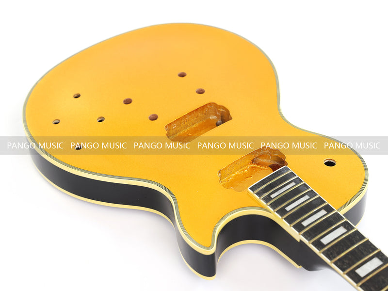 LP Style Electric Guitar with Gold Metallic Sparkling Finish (PKC-001, No Hardware, Flash Sale)