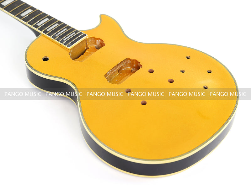 LP Style Electric Guitar with Gold Metallic Sparkling Finish (PKC-001, No Hardware, Flash Sale)