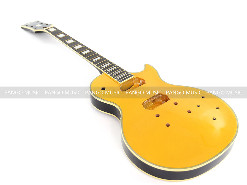 LP Style Electric Guitar with Gold Metallic Sparkling Finish (PKC-001, No Hardware, Flash Sale)