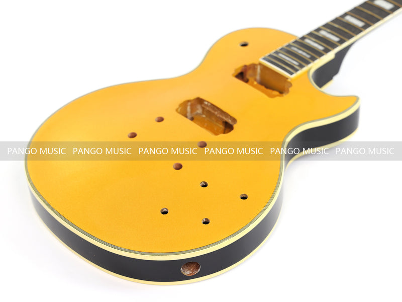 LP Style Electric Guitar with Gold Metallic Sparkling Finish (PKC-001, No Hardware, Flash Sale)