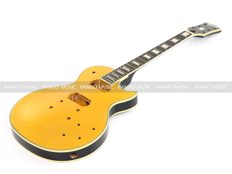 LP Style Electric Guitar with Gold Metallic Sparkling Finish (PKC-001, No Hardware, Flash Sale)