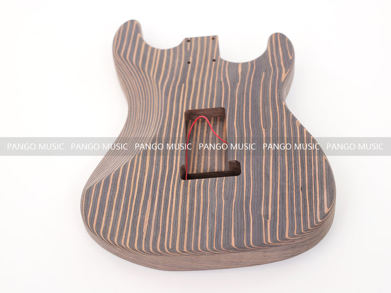 Left Hand All Zebrawood DIY Electric Guitar Kit (PST-512, Limited Edition)