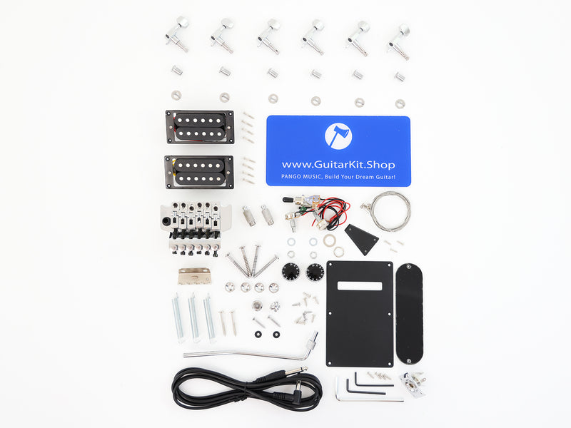 Left Hand Explorer Style DIY Electric Guitar Kit (PEX-404L)