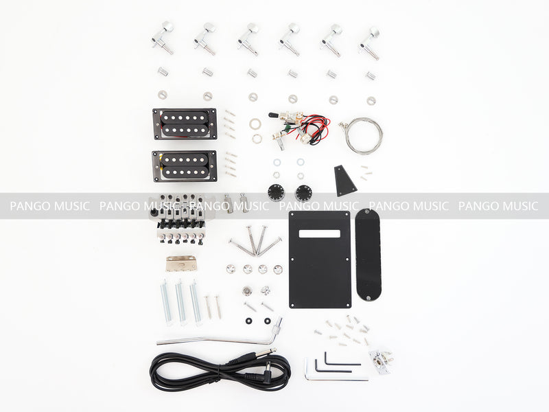 Left Hand Explorer Style DIY Electric Guitar Kit (PEX-404L)