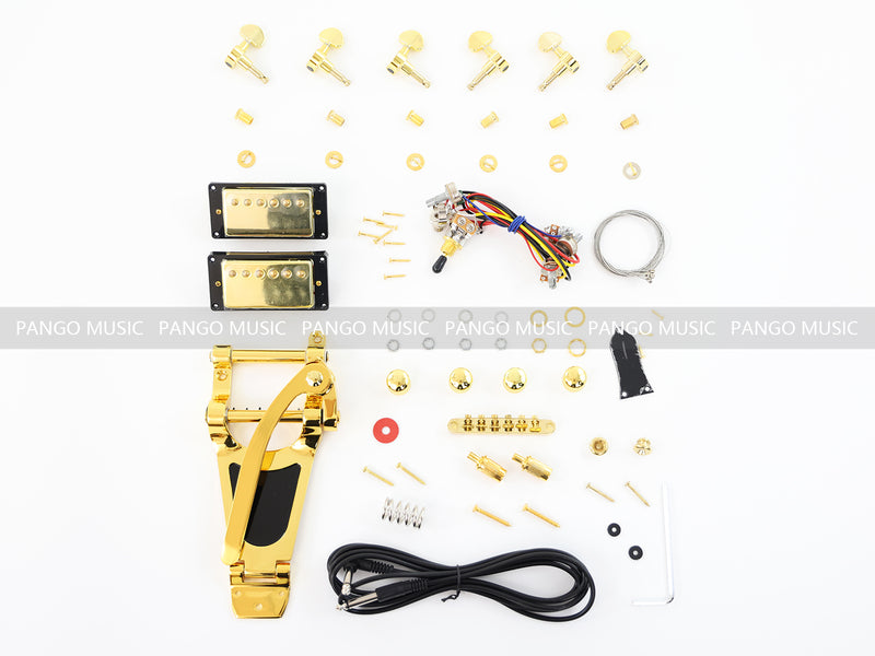 Left Hand Hollow Body L5 DIY Electric Guitar Kit (PL5-075)