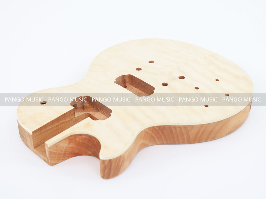 Left Hand LP Standard DIY Electric Guitar Kit with Quilted Maple Top (LRF-018, Limited Edition)