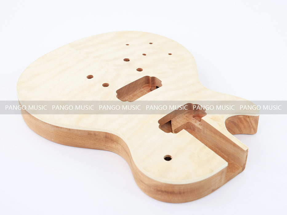 Left Hand LP Standard DIY Electric Guitar Kit with Quilted Maple Top (LRF-018, Limited Edition)