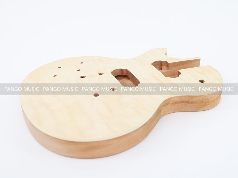Left Hand LP Standard DIY Electric Guitar Kit with Quilted Maple Top (LRF-018, Limited Edition)